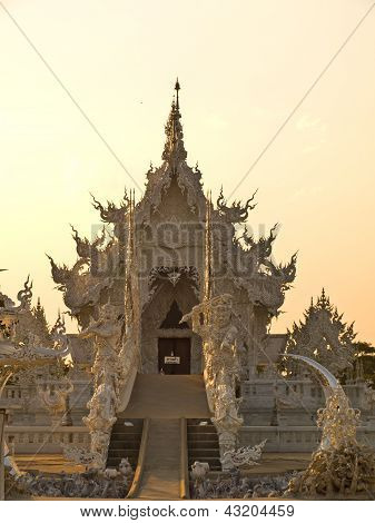 Decoration Of Buddhist Monastery, Wat Rong Khun At Chiang Rai, Thailand