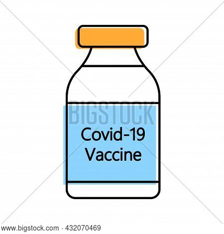 Vaccine Against Covid-19. Immunization Or Vaccination. Vector Illustration
