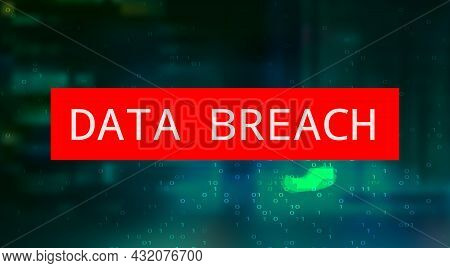 Futuristic Digital Technology Vector Background. Cyber Attack, Ransomware, Malware, Scareware