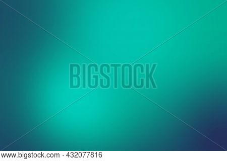 Abstract Gradient Color Background. Sesame Street Green Color Mix With Bellwether Blue. Background C