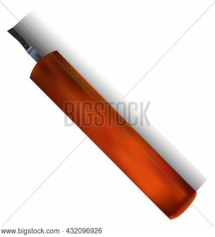 3d Illustration Of A Dynamite Seen From Above