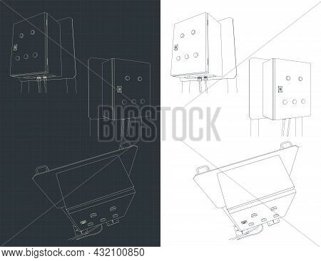 Electrical Cabinet Illustration