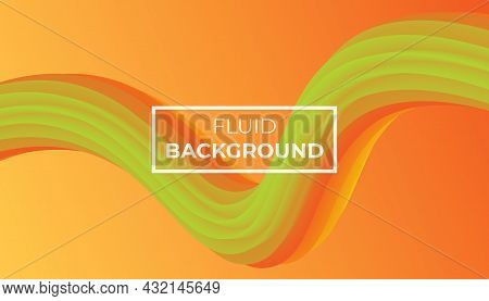 Orange Fluid Background. Abstract Fluid Background Texture On Elegant Rich Luxury Background Web Template Or Website Abstract Background Gradient Or Textured Background Orange. Vector background EPS10