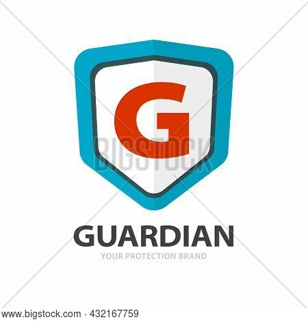 Protection Shield Safety Logotype Or Secure Privacy Defence Logo Template Design Vector Icon Flat Ca