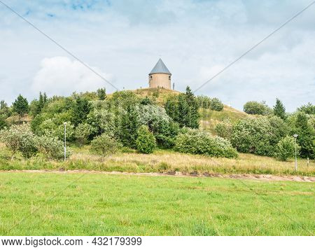 The Round Chapel Of The Immaculate Conception Of The Virgin Mary On Mednik Hill Peak. Unesco Monumen