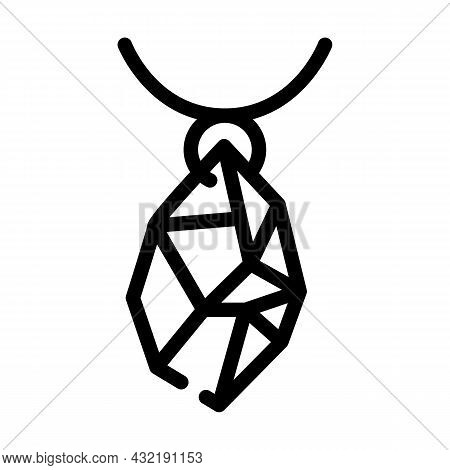 Jewelry Making Line Icon Vector. Jewelry Making Sign. Isolated Contour Symbol Black Illustration