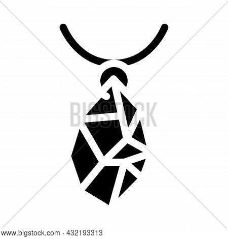 Jewelry Making Glyph Icon Vector. Jewelry Making Sign. Isolated Contour Symbol Black Illustration