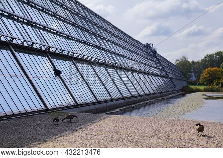 Gelsenkirchen, Germany - September 17, 2020: Wissenschaftspark Gelsenkirchen Conference Centre, Offi