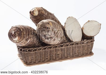 Malanga Edible Tuber - Root Of The Plant Called Colocasia Esculenta