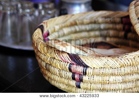 Korbweide Ware und andere Gerichte