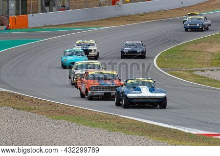 Barcelona, Spain, September 4, 2021 : Old Touring Cars Support Race During 24 Hours Series By Hancoo