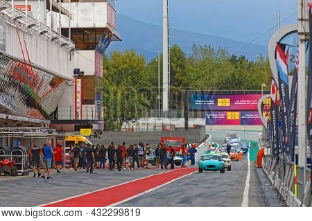 Barcelona, Spain, September 3, 2021 : Old Touring Cars Support Race During 24 Hours Series By Hancoo