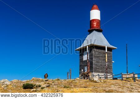 Transmitting Antennas Of Radio And Television In Guarramillas Mountain
