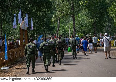 Kazan, Russia, June 26 2021. The Tatar Ethnic Holiday Sabantui, End Of Field Works.