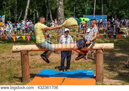 Kazan, Russia, June 26 2021. The Tatar Ethnic Holiday Sabantui, End Of Field Works.