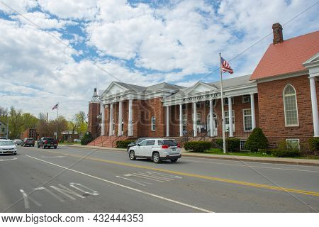 Potsdam, Ny, Usa - Apr. 28, 2017: Potsdam Town Public Library And Municipal Offices At 2 Park Street