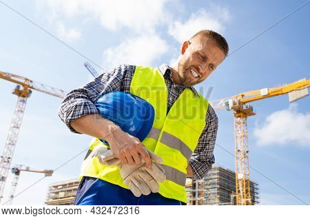 Engineer With Back Pain Injury After Accident At Construction Site