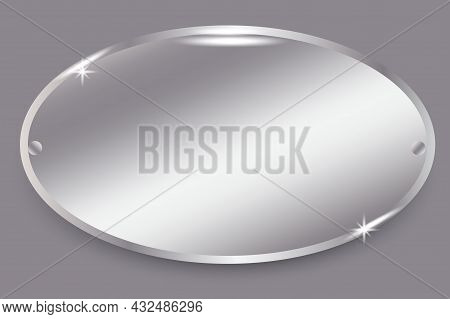 Object Glass For Microscope. Biology Background. Isolated Object. Science Laboratory. Vector Illustr