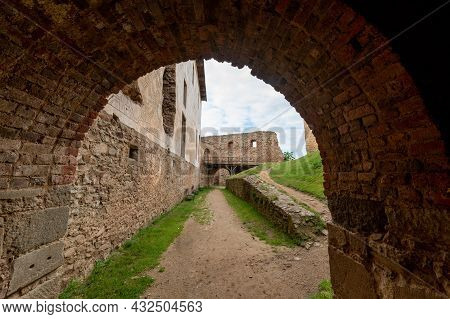 Ruin of King´s castle Tocnik (Točník) in Central Bohemia - Czech Republic. It was built by the Czech