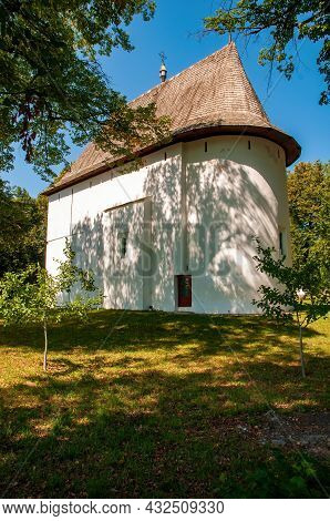 Picturesque View Of Fortified Church Of St. Elijah The Prophet Built In 1560, Toporivtsi Village, Bu