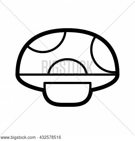 Isolated Video Game Mushroom Icon Vector Illustratot
