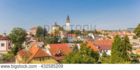 Panorama Of The Historic City Litomerice, Czech Republic