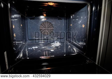 Interior Of Oven Cleaned After The Pyrolytic Process