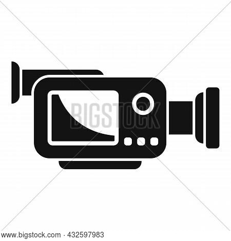 Tv Camera Icon Simple Vector. Live Video. Online Stream