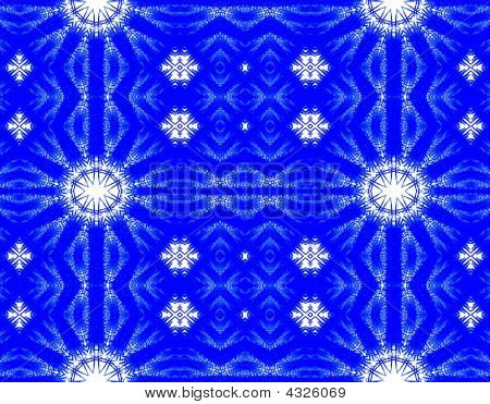 blau Schnee