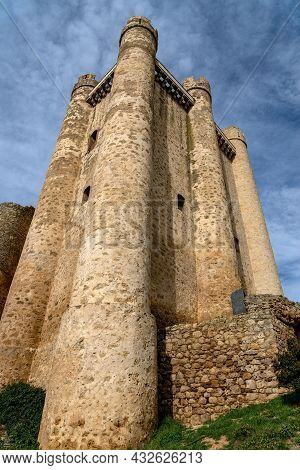 Medieval Castle Of Valencia De Don Juan, León, Castilla Y León, Spain.