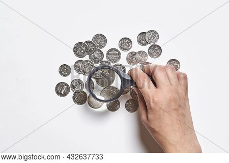 Concept Of Islamic Finance On White Background. Sharia-compliant Finance - Banking Or Financing Acti