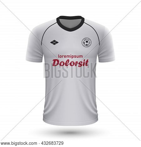 Realistic Soccer Shirt Lask 2022, Jersey Template For Football Kit. Vector Illustration