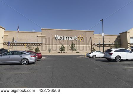 Prescott - Circa September 2021: Walmart Retail Location. Walmart Introduced Its Veterans Welcome Ho