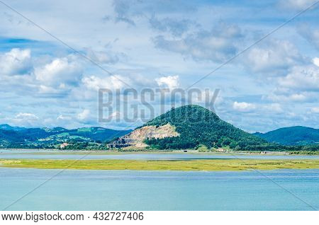 Seascape From The Fishing Village Of Santona, Spain