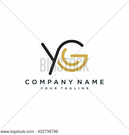 Initial Letter Logo Yg. Company Logo. Monogram Design. Letters Y And G.