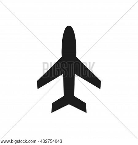 Airplane Icon. Airport And Air Transport Concept. Vector Illustration
