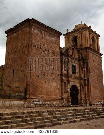 Exterior View To Iglesia De Santa Isabel De Pucara At Puno, Peru