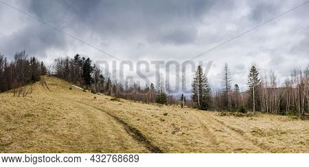 A Wovcha Mountain In Ukrainian Carpathian