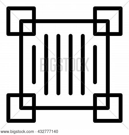 Scanning Code Frame Icon Outline Vector. Qr Scan. Scanner Qrcode