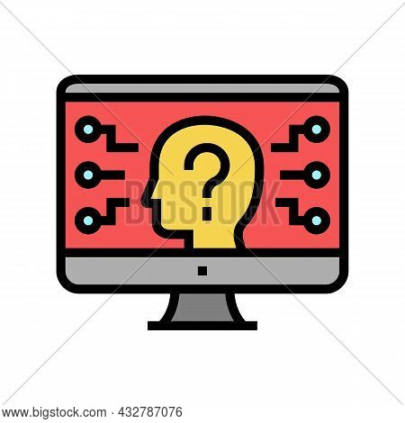 Encrypt Security System Color Icon Vector. Encrypt Security System Sign. Isolated Symbol Illustratio