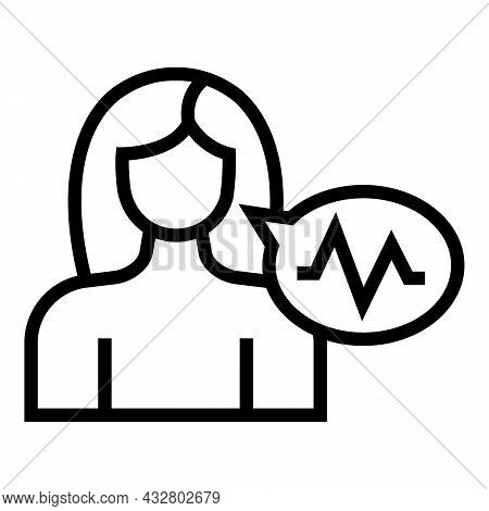 Speech Recognition Icon Outline Vector. Voice Command. Control System