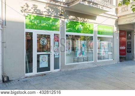 Lodz, Poland - June 7, 2021: Yves Rocher Cosmetic Store.