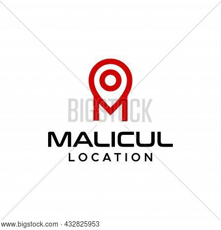 Simple, Modern And Sophisticated Logo About Letter M And Location Icon.
Eps 10, Vector.