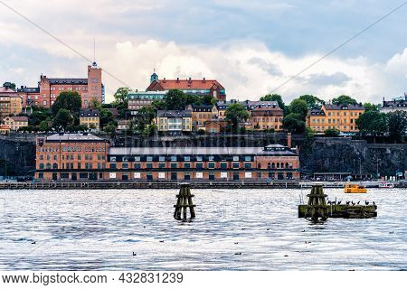 Stockholm, Sweden - August 9, 2019: Fotografiska Museum On Sodermalm Waterfront.