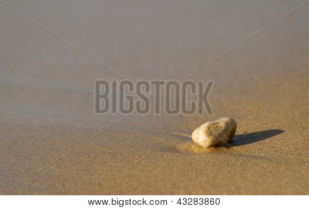 Stone On Sand