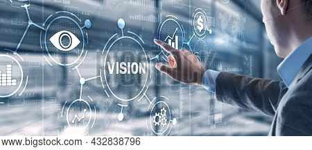 Vision Direction Future Business Inspiration Motivation Concept