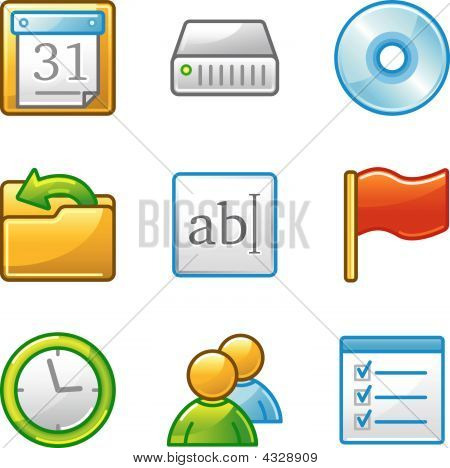 Administration Web Icons, Alfa Series