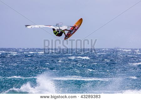 Windsurfing On Gran Canaria.