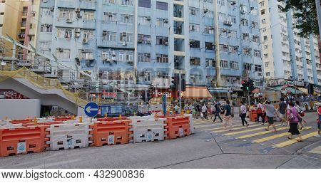 Kwun Tong, Hong Kong 27 May 2021: Hong Kong residential district