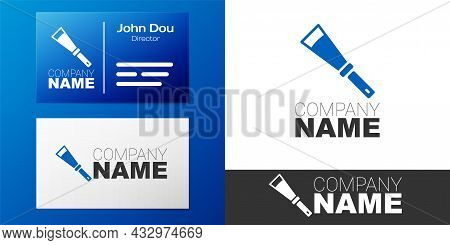 Logotype Beekeeping Uncapping Knife Icon Isolated On White Background. Tool Of The Beekeeper. Logo D